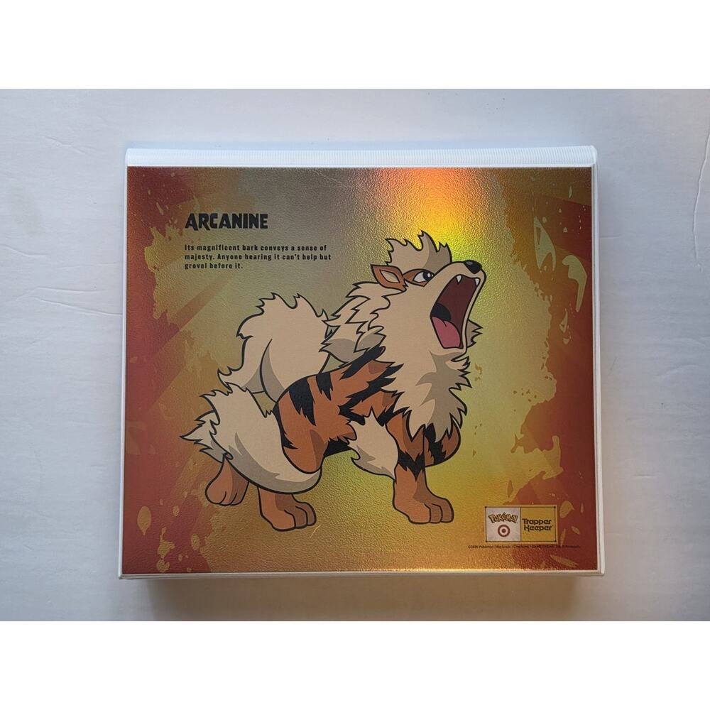 Pokemon Target Arcanine Trapper Keeper Binder Holographic Pokémon Brand New